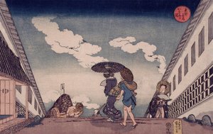 Kasumigaseki von Utagawa Kuniyoshi