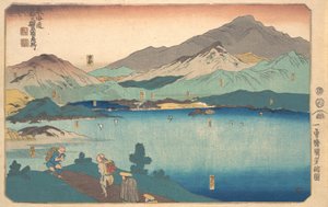 Minakuchi, Ishibe, Kusatsu, Otsu, Kyoto von Utagawa Kuniyoshi