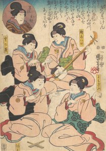 Druck, 19. Jahrhundert von Utagawa Kuniyoshi