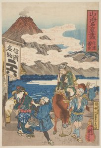 Shinano: Soba, ca. 1833 von Utagawa Kuniyoshi