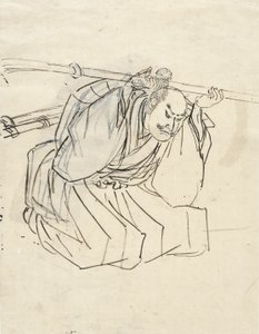Skizze von Shinano Sakon Tomoyuki von Utagawa Kuniyoshi