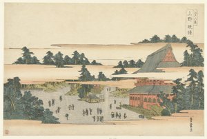 Abendglocken in Ueno von Utagawa Toyohiro