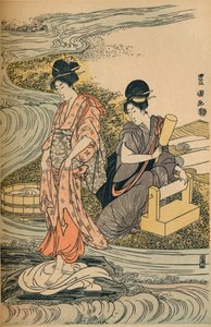Wäsche waschen, um 1800