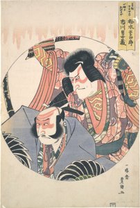 Schauspieler Matsumoto Koshiro V und Ichikawa Danjuro VII von Utagawa Toyokuni I