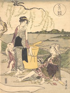 Chofu no Tamagawa, ca. 1789 von Utagawa Toyokuni I