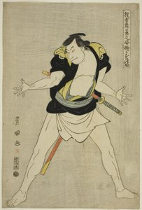 Masatsuya: Otani Oniji III als Ono Sadakuro, aus der Serie "Porträts von Schauspielern auf der Bühne (Yakusha butai no sugata-e)"