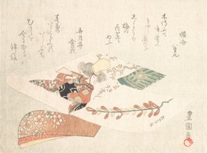 Druck eines Kabuki-Tänzers aus der Jungfrau des Dojoji-Tempels Musume Dojoji, ca. 1810er Jahre
