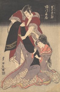 Szene aus einem Drama, ca. 1804 von Utagawa Toyokuni I