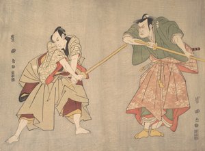 Szene aus einem nicht identifizierten Drama, ca. 1800 von Utagawa Toyokuni I