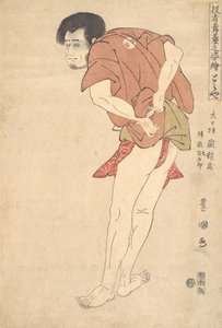 Der Schauspieler Arashi Ryuzo, später bekannt als Arashi Shichigoro, 18.-19. Jahrhundert von Utagawa Toyokuni I