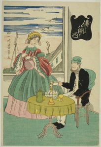 Französisch (Furansu) von Utagawa Yoshikazu