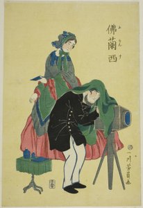 Französischer Fotograf von Utagawa Yoshikazu