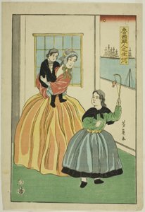 Russen aus dem Leben gezeichnet von Utagawa Yoshikazu