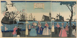 England (Igirisu koku) von Utagawa Yoshitora