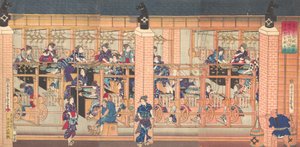 Importierte Seidenwickelmaschine in Tsukiji in Tokio, 4. Monat, 1872