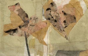 Abstrakte Blumen-Collage