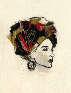 Schicke Frau Kopfschmuck