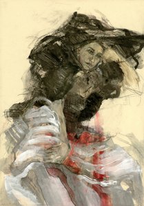 Dramatische weibliche Figur von Ute Rathmann