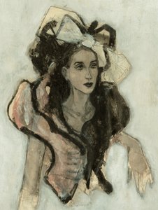 Elegantes Modeporträt