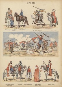 Spahis, Kolonialsoldaten der französischen Armee von Victor Armand Poirson