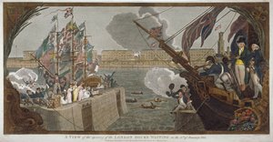Die Eröffnung der Londoner Docks, Wapping von V Woodthorpe