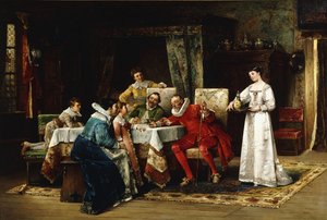 Der besuchende Onkel von Vaclav Brozik