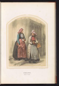 Klederdracht van Hindeloopen in Friesland, 1857