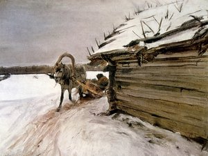 Im Winter 1898 von Valentin Serov von Valentin Aleksandrovich Serov