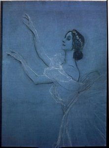 Die Ballerina Anna Pavlova im Ballett 