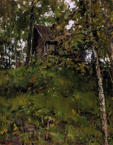 Altes Badehaus in Domotkanowo, 1888