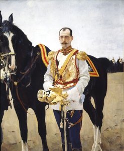 Porträt von Großherzog Paul Alexandrowitsch von Russland 1860-1919, 1897 von Valentin Aleksandrovich Serov