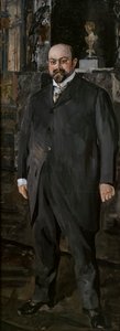 Porträt von Mikhail Abramovich Morozov von Valentin Aleksandrovich Serov