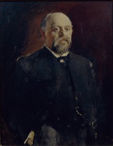 Porträt von Savva Mamontov 1841-1918, 1890 von Valentin Aleksandrovich Serov