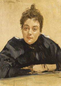 Porträt der Künstlerin Maria Yakunchikova-Weber von Valentin Aleksandrovich Serov