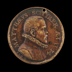 Matthäus Schyrer, geboren 1550, Drucker [Vorderseite], 1584 von Valentin Maler