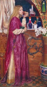 Die Königin war im Salon und aß Brot und Honig von Valentine Cameron Prinsep
