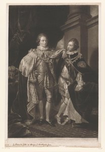Porträt von George IV und Friedrich von York als Kinder