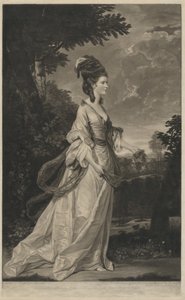 Jane (Fleming), Gräfin von Harrington von Valentine Green after Sir Joshua Reynolds