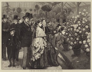 Eine Rosenschau in den Gärten der Horticultural Society, South Kensington von Valentine Walter Lewis Bromley