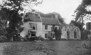 Geburtsort von Alfred Lord Tennyson, Somersby, Lincolnshire, 1924-1926 von Valentine and Sons Ltd