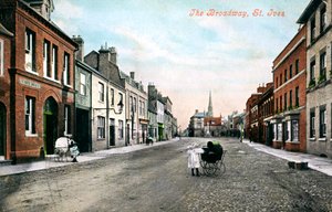 The Broadway, St Ives, Cambridgeshire, frühes 20. Jahrhundert
