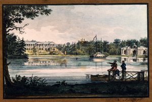 Cameron-Galerie im Katharinenpalast in Zarskoje Selo von Valerian Platonovich Langer
