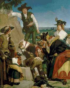 Der Frühling der Eremitage von Valeriano Domínguez Bécquer