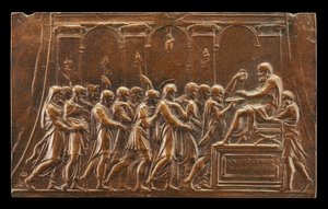 Christus vor Pontius Pilatus gebracht von Valerio Belli