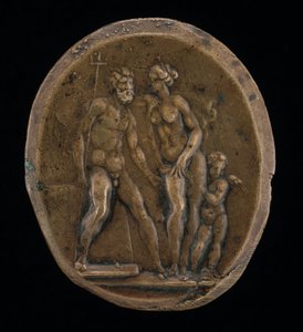 Neptun, Amphitrite und Amor von Valerio Belli