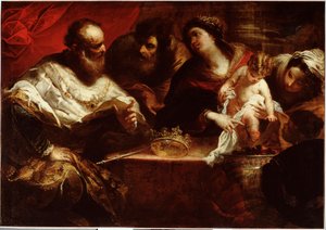 Moses und das Wunder der brennenden Kohlen