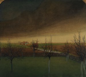 Vor dem Frühling von Valerius de Saedeleer