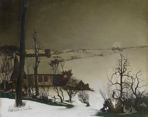 Winterlandschaft am Morgen von Valerius de Saedeleer