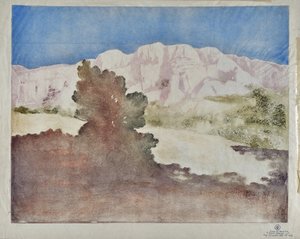 Blick auf den Heiligen Berg Sieg von Valère Bernard