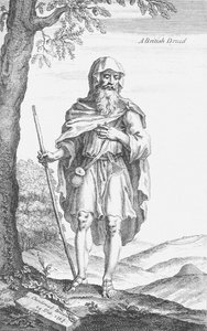 Ein britischer Druide von Stonehenge von William Stukeley